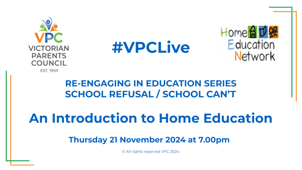 VPCLive FINAL An Introduction to Home Education slide - VPC E-News October 2024