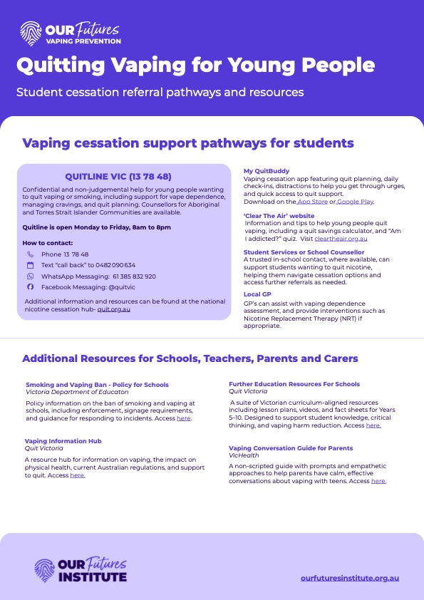 TALKING TO YOUR CHILD ABOUT VAPING #VPCBLOG76 State Cessation Services VIC for VPC Blog E News Term 3 2026 - TALKING TO YOUR CHILD ABOUT VAPING #VPCBLOG76
